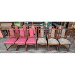 Juego de 12 sillas coloniales