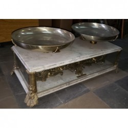 Balanza de mesa con marmol