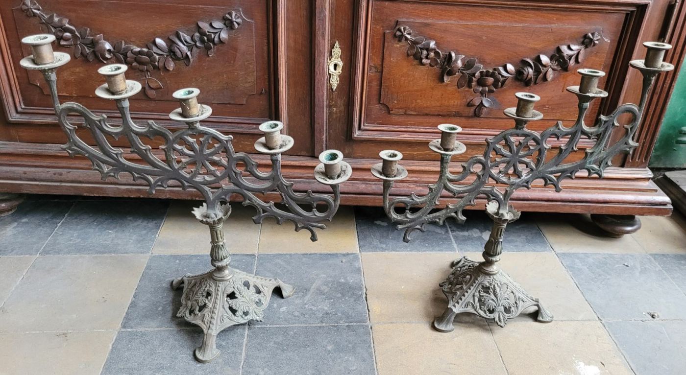 Candelabros de mesa