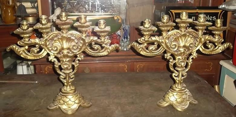 Candelabros de mesa