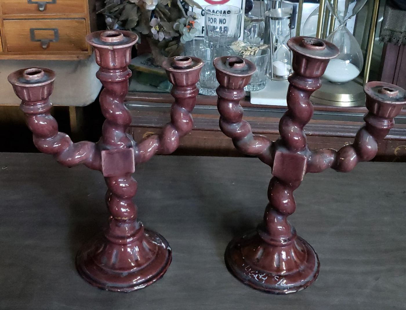 Candelabros de mesa