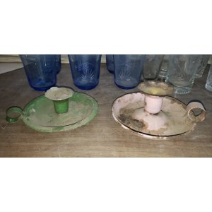 Candelabros de mano