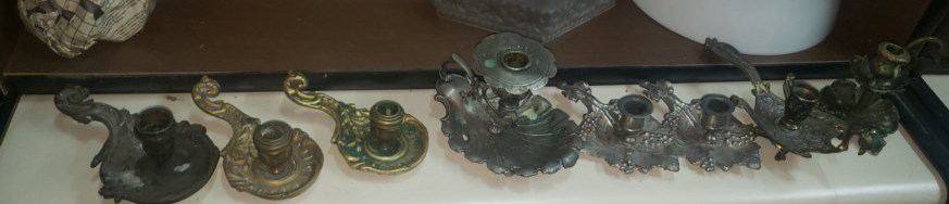 Candelabros de mano