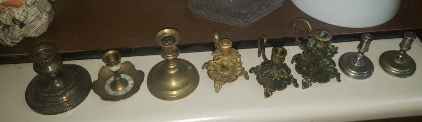 Candelabros de mano