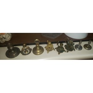 Candelabros de mano