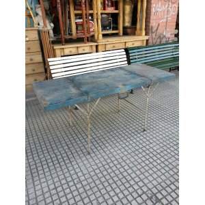 Mesa chapa plegable