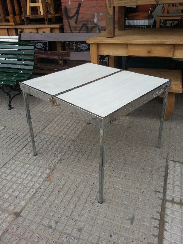 Mesa chapa plegable