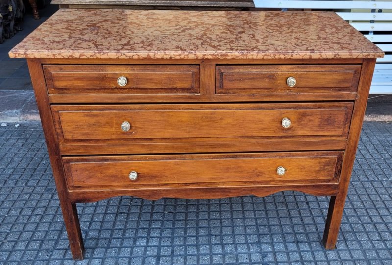 1,05 x 43 x 83 alto es toilette con espejo