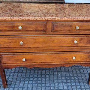 1,05 x 43 x 83 alto es toilette con espejo