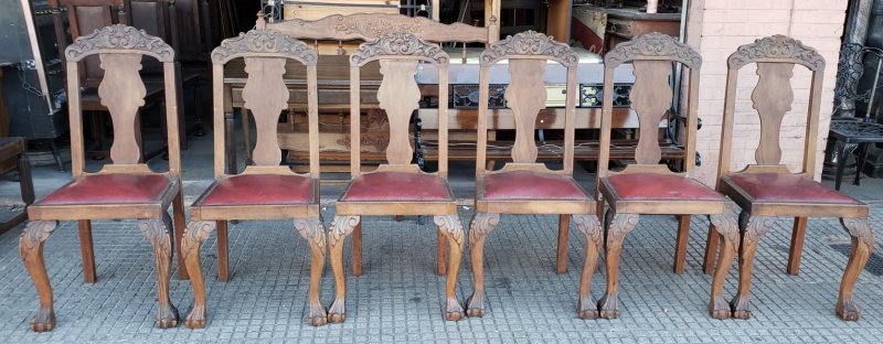6 sillas s y 2 sillones