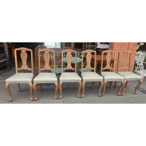 6 sillas roble