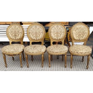 4 sillas con 2 sillones y sofa