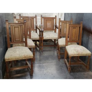 4 sillas con 2 sillones