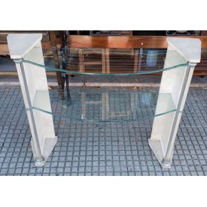 Dressoir marmol y vidrios