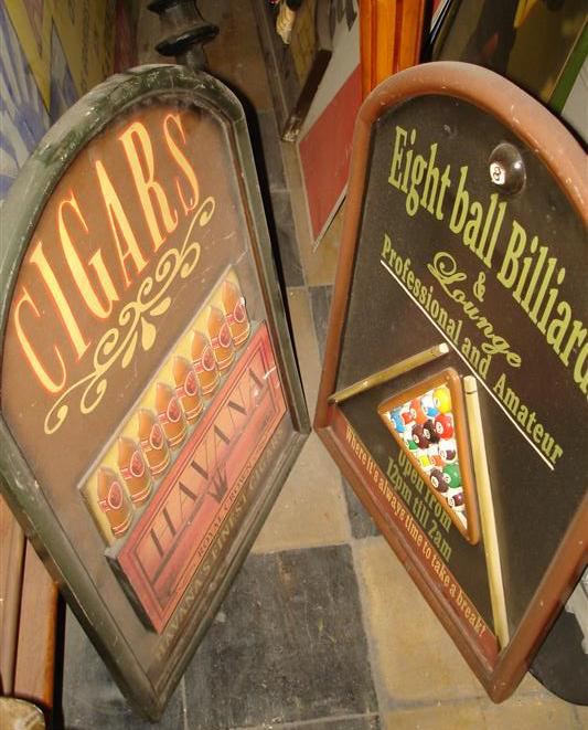 Carteles de madera