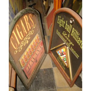 Carteles de madera