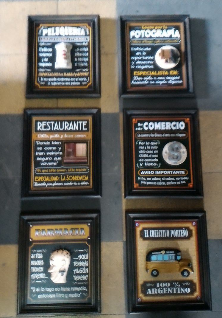 Carteles de madera