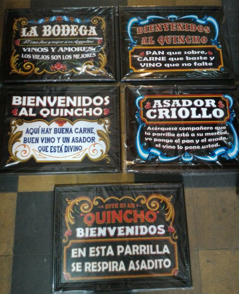 Carteles de madera