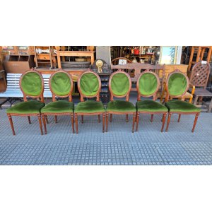 6 sillas oval