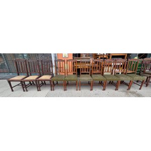 10 sillas roble