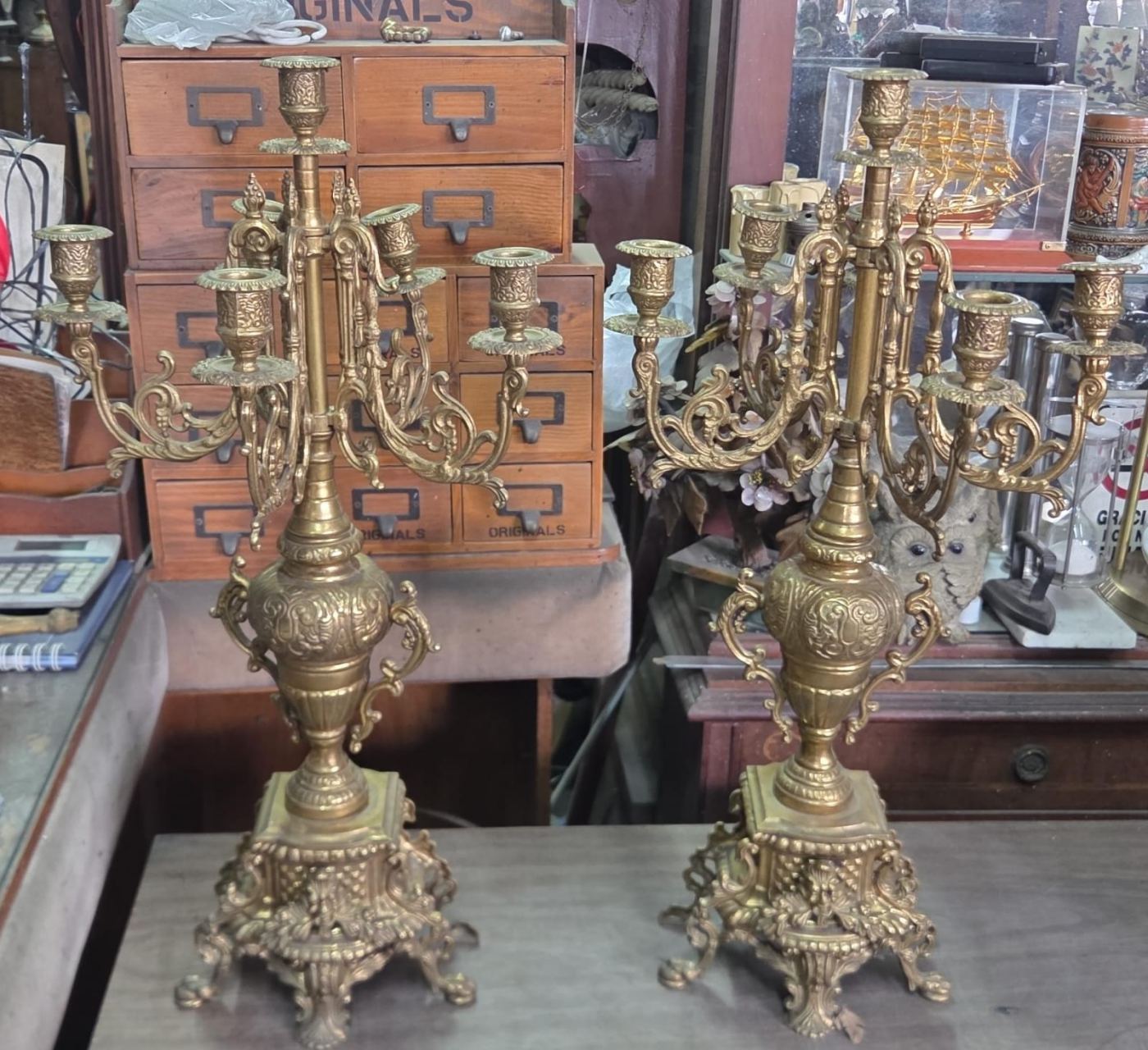 Candelabros de mesa