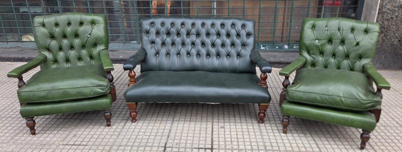 2 sillones y 1 sofa