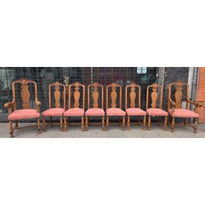 6 sillas con 2 sillones