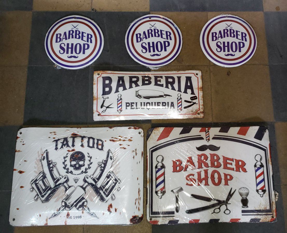 Carteles Barberia y Peluqueria