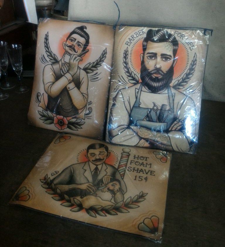 Carteles Barberia y Peluqueria