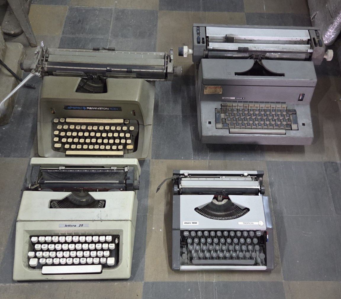 Maquinas de escribir