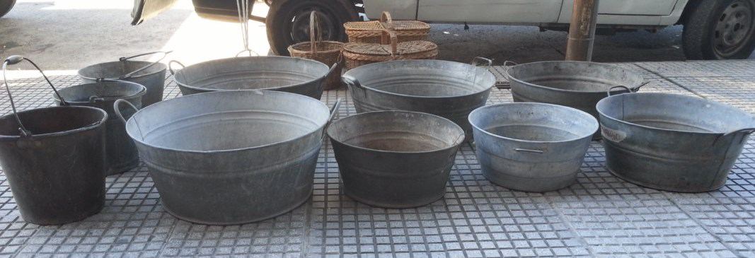 Palanganas de Zinc