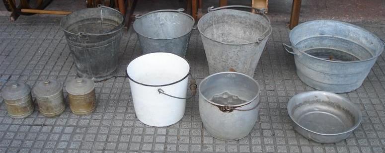 Palanganas de Zinc