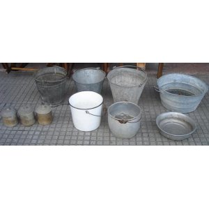 Palanganas de Zinc