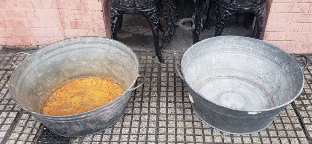 Palanganas de Zinc