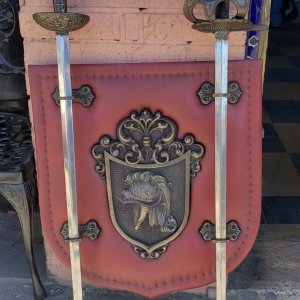 Escudos con espadas