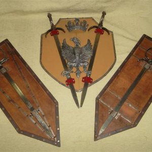Escudos con espadas