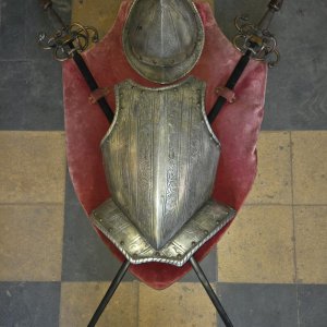 Escudos con espadas