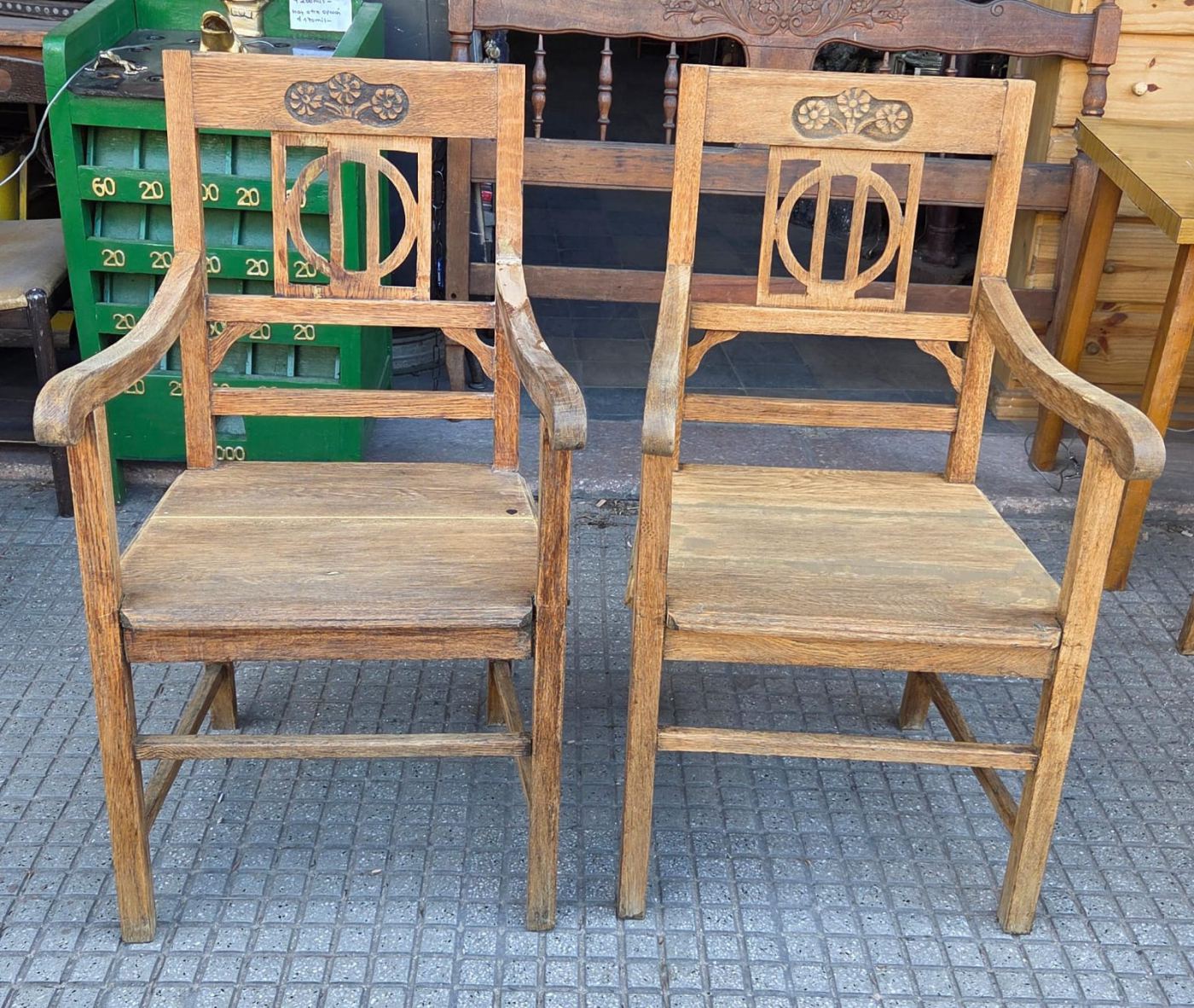 2 roble juego sala planta baja