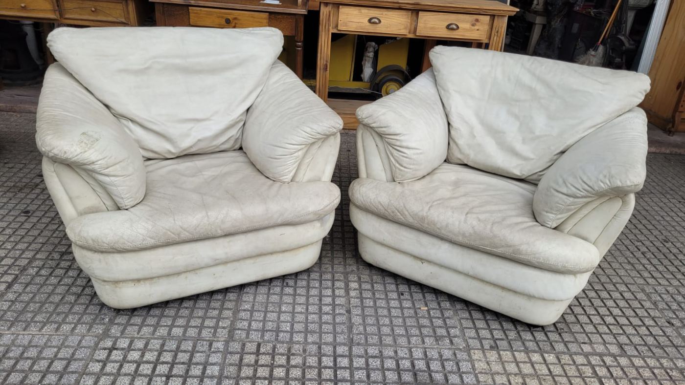 2 sillon 95 x 90 y 45 x 80 alto juego