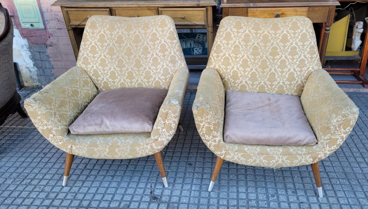 2 sillones 0,75 x 63 y 45 x 80 alto