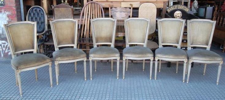 Juego 6 sillas
