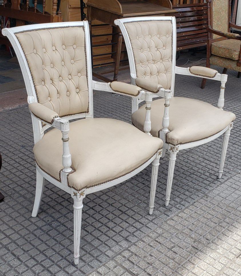 2 sillones capitonee