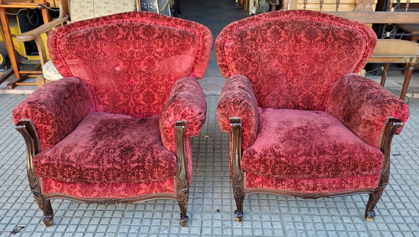 2 sillones juego 0,90 x 80 y 45 x 90 alto
