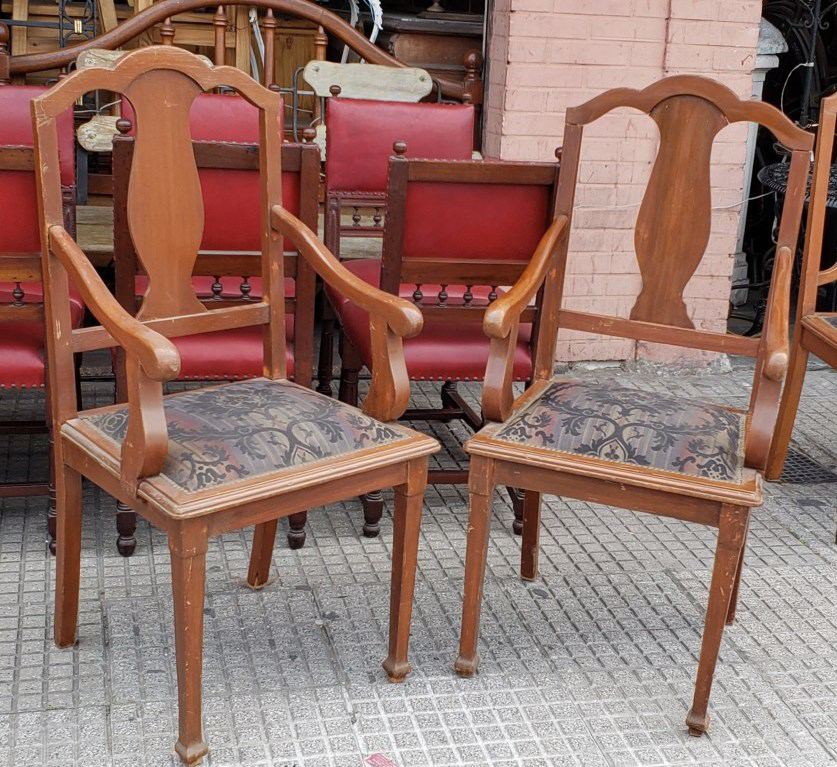 2 sillones juego 4 sillas