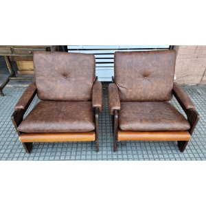 2 sillones marron