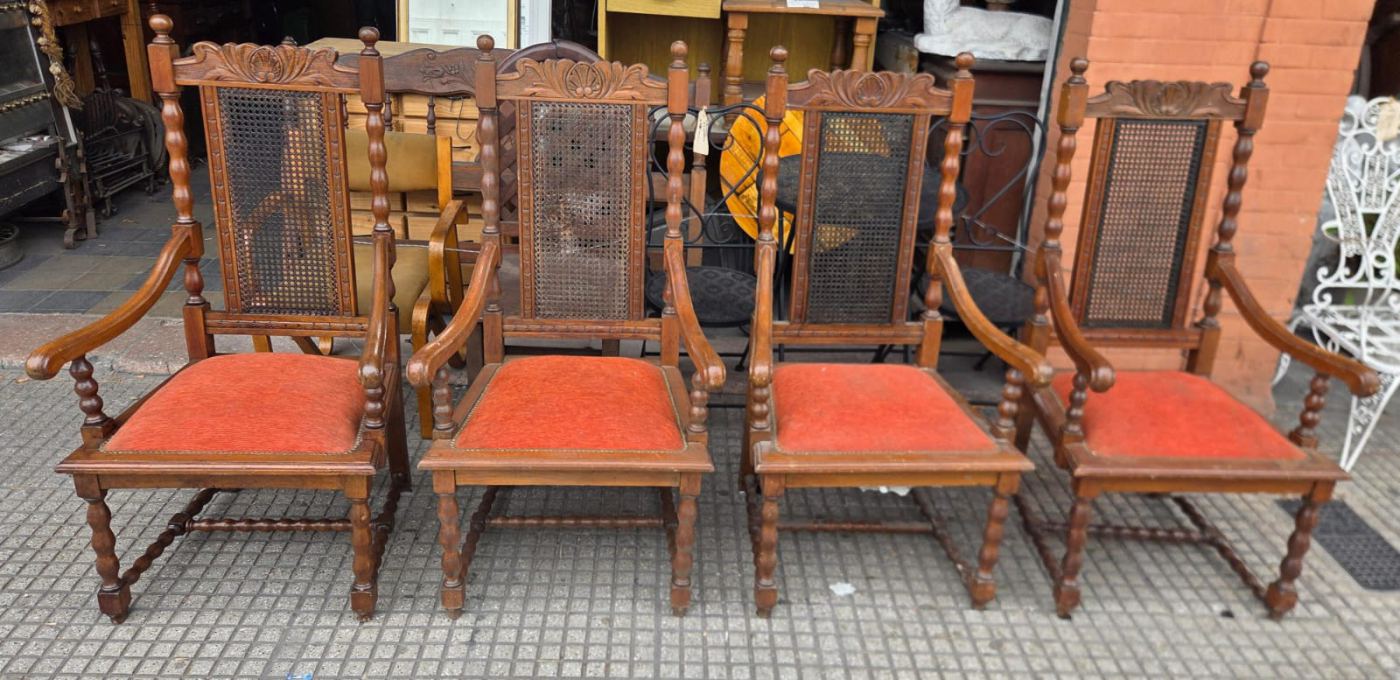 4 sillones esterilla
