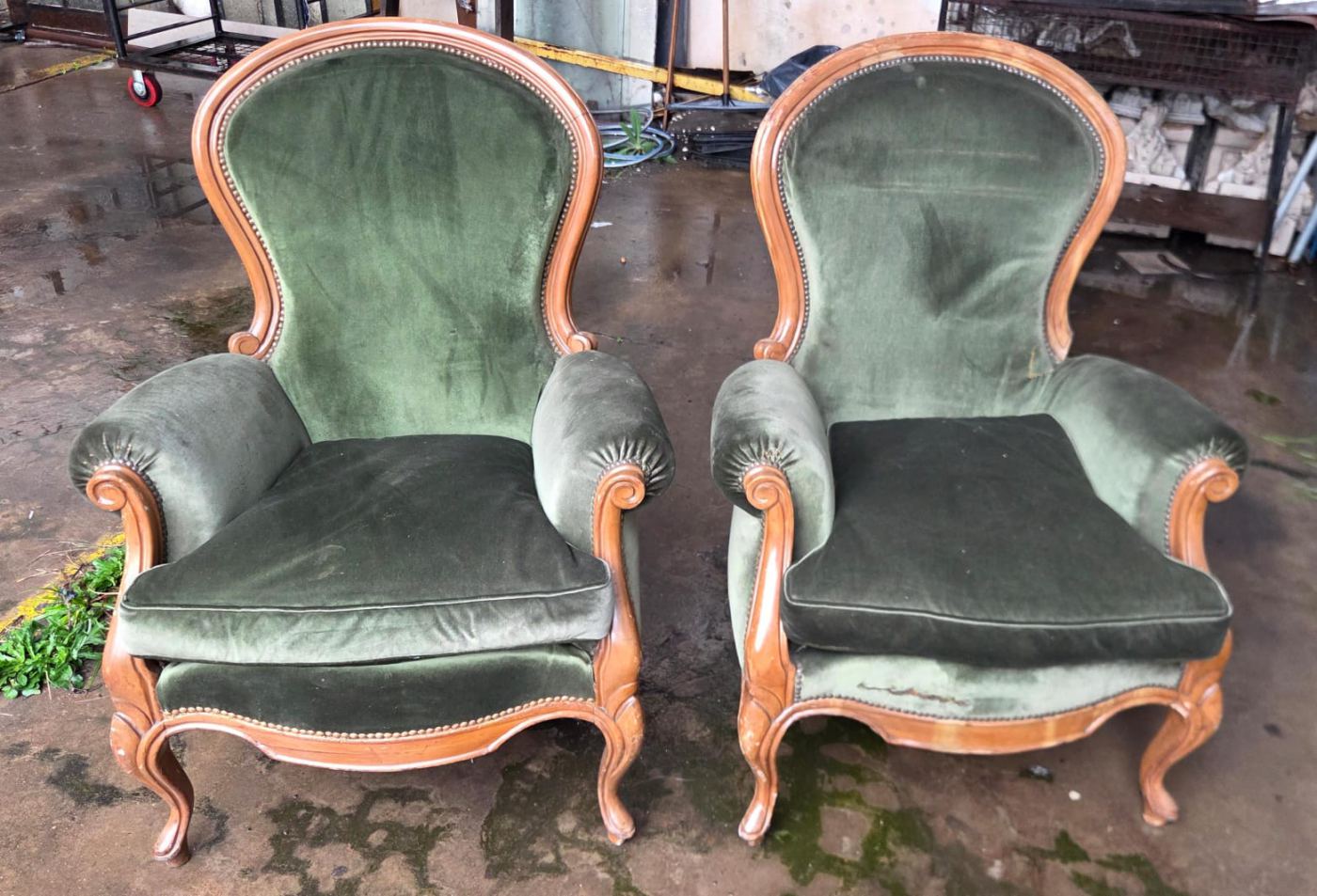 Colonial 2 sillones r ana verde