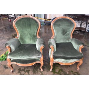 Colonial 2 sillones r ana verde