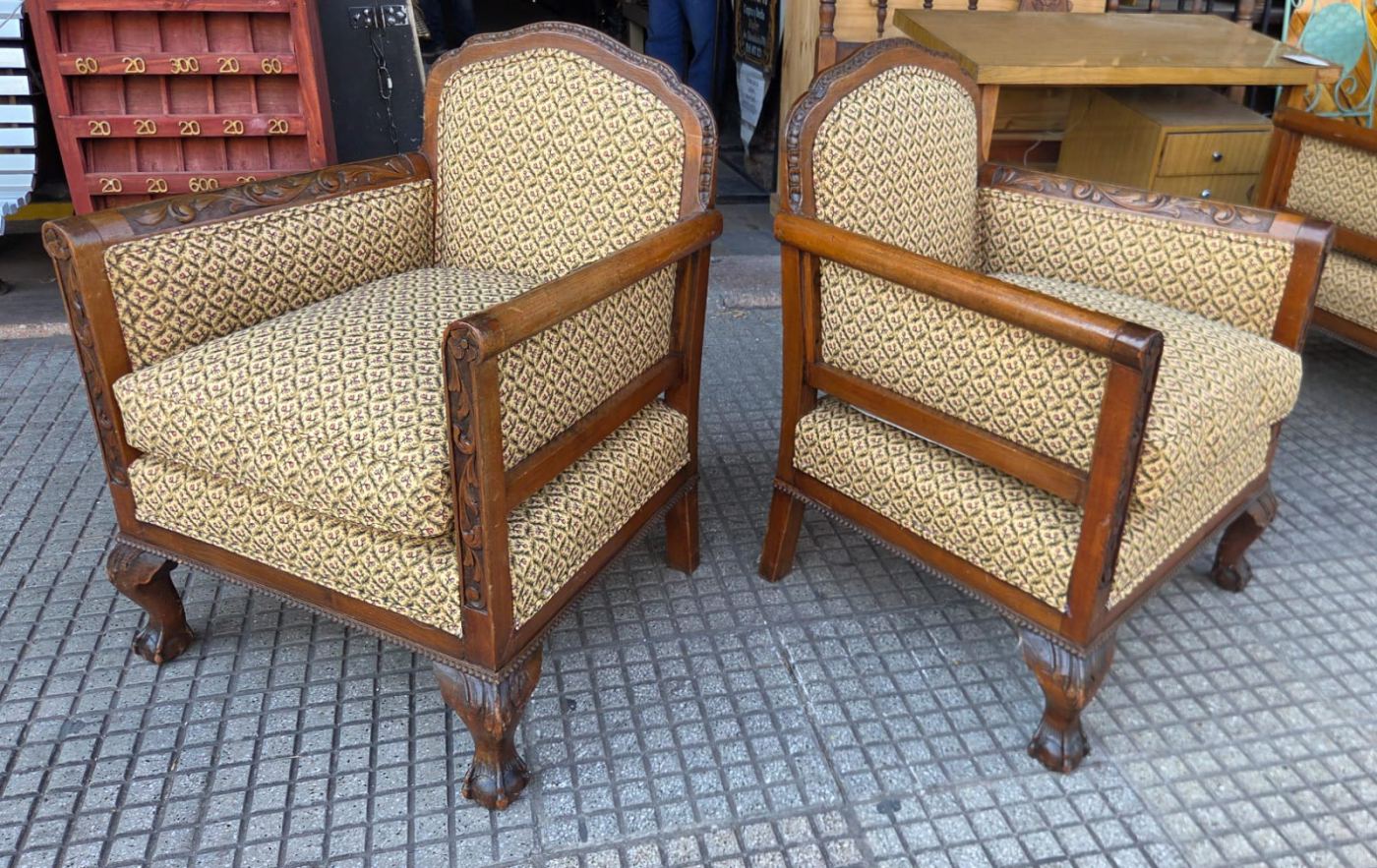 Par sillones juego living