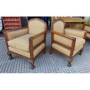 Par sillones juego living